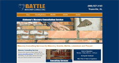 Desktop Screenshot of battlemasonryconsulting.com
